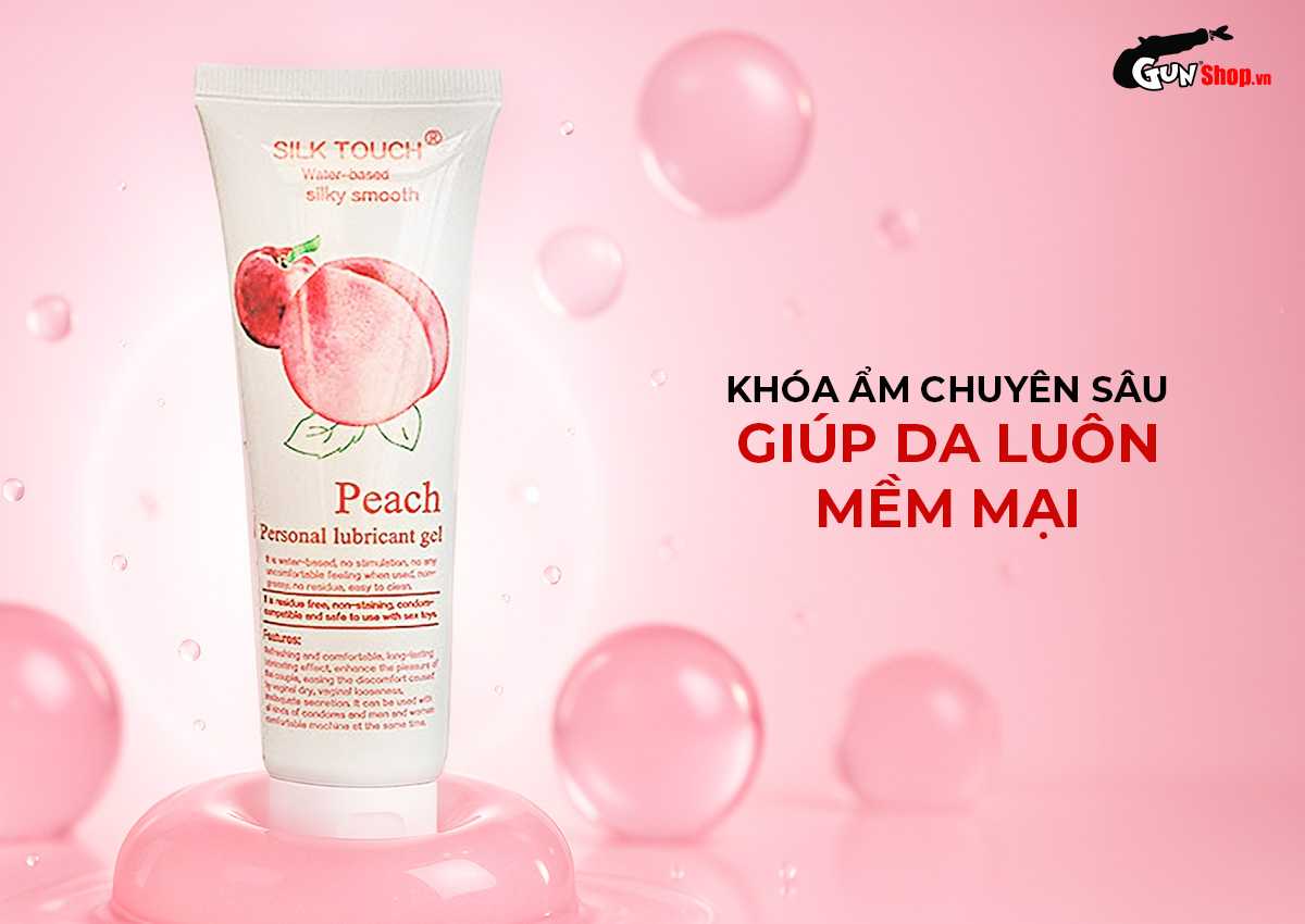 Gel bôi trơn hương đào Silk Touch Peach chính hãng tại Gunshop