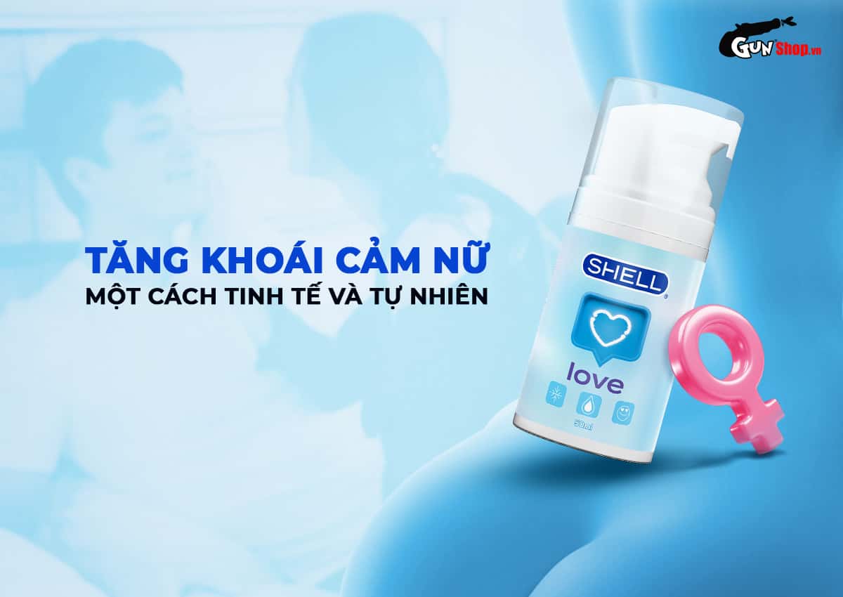 Shell Love Blue giúp tăng khoái cảm khi quan hệ hiệu quả