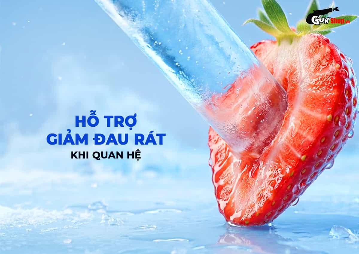 Shell Love Blue hỗ trợ giảm đau rát khi quan hệ