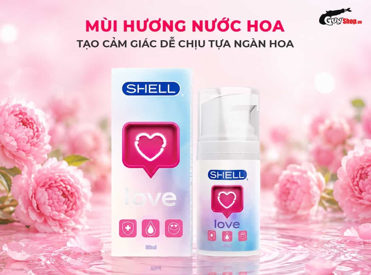 Shell Love Pink có mùi hương nước hoa dễ chịu tựa ngàn hoa