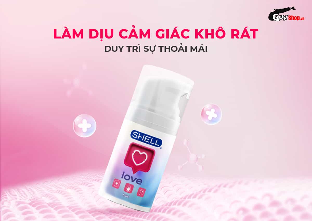 Shell Love Pink hỗ trợ giảm đau rát khi quan hệ tình dục
