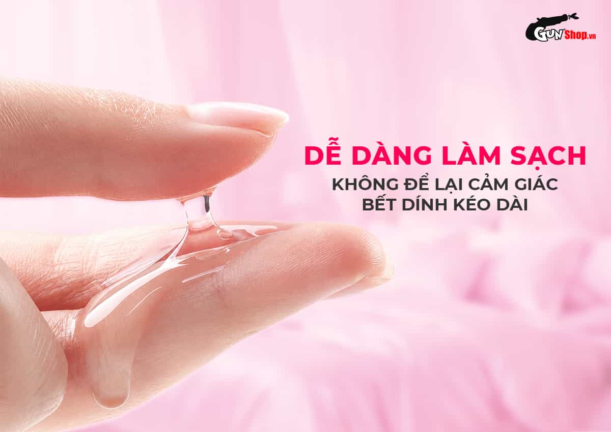 Shell Love Pink dễ dàng làm sạch sau khi sử dụng