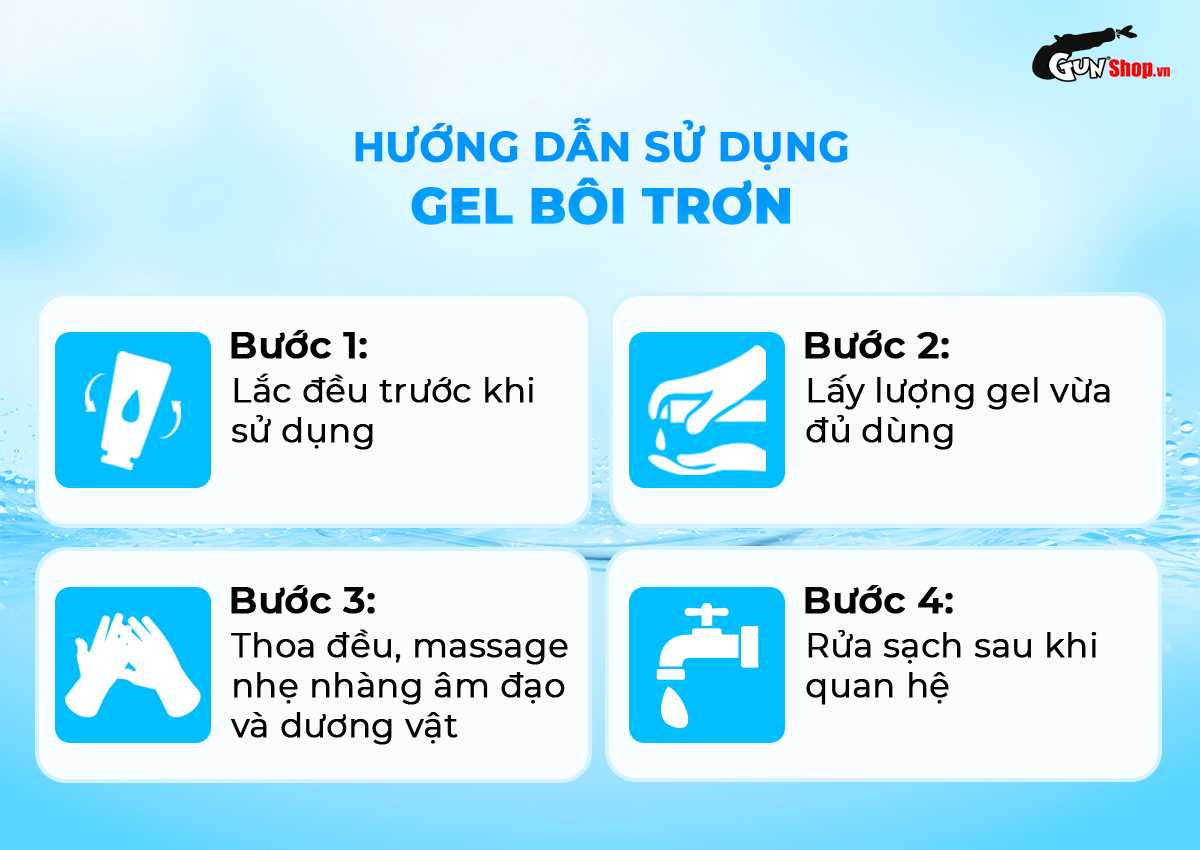 Hướng dẫn cách sử dụng gel tinh trùng Samen Lotion