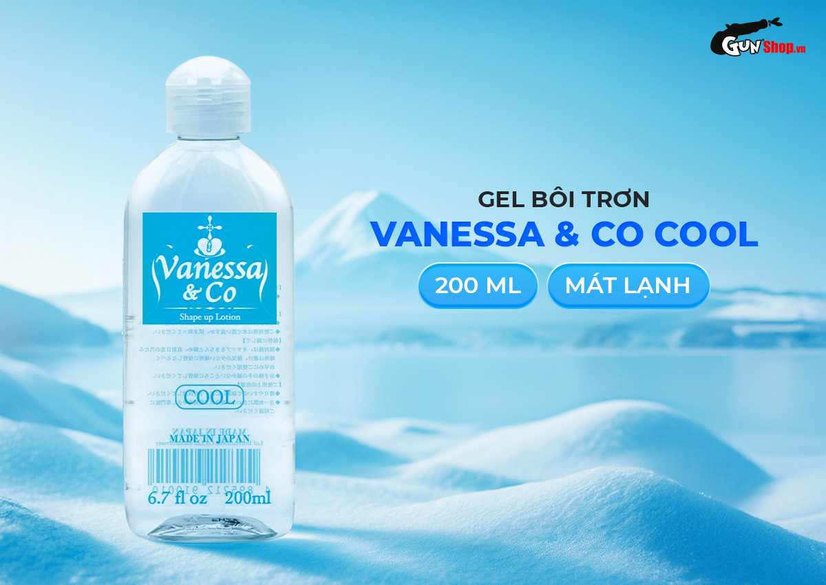 Gel bôi trơn Vanessa & Co Cool chính hãng tại Gunshop