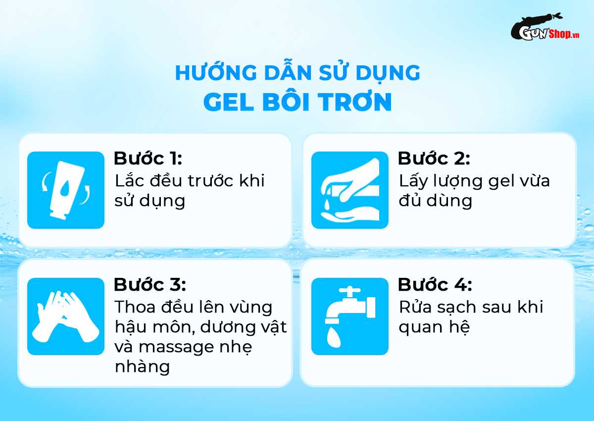 Hướng dẫn cách sử dụng gel bôi trơn hậu môn Shell Supermen Cooling