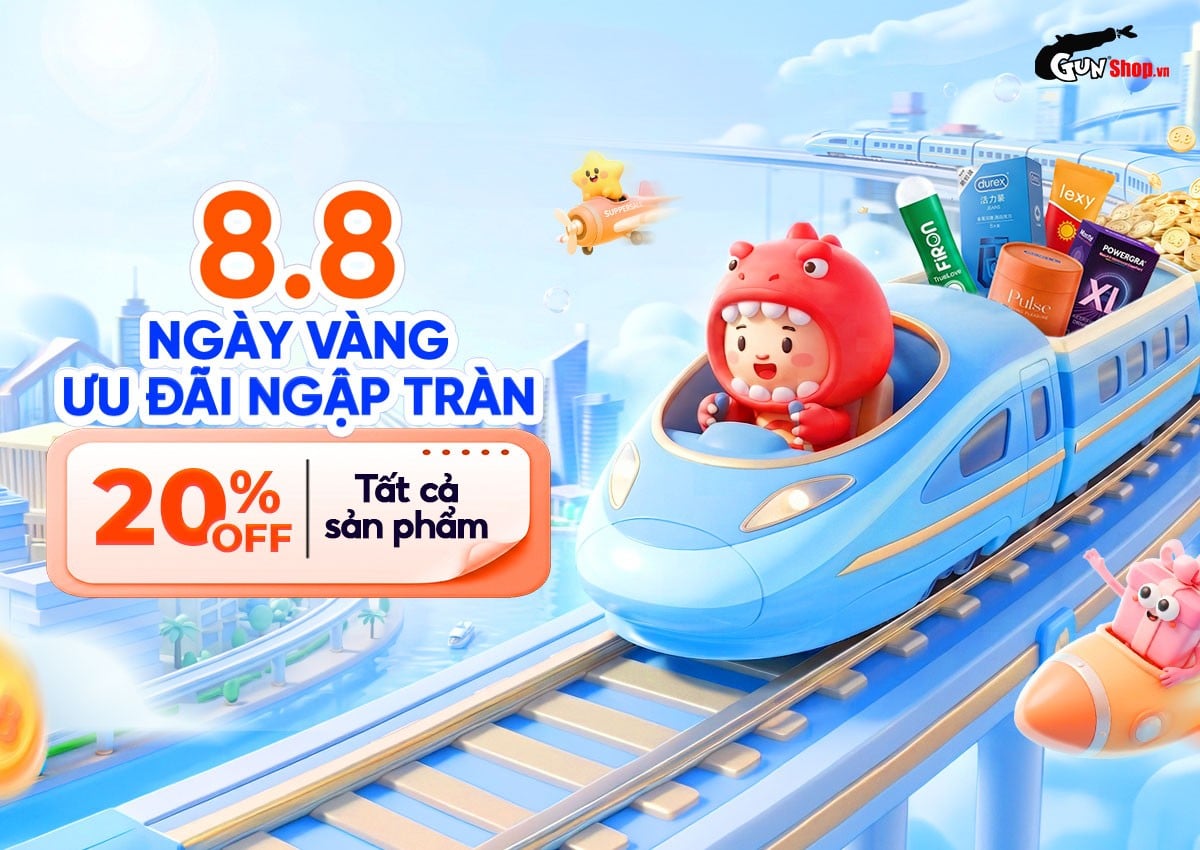 8.8 NGÀY VÀNG ƯU ĐÃI NGẬP TRÀN - GIẢM 20% TẤT CẢ ĐƠN HÀNG