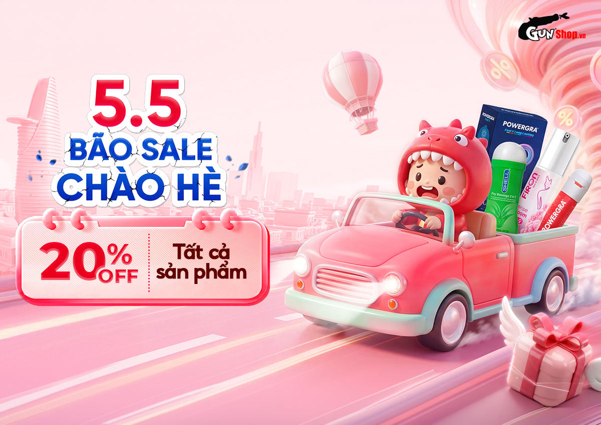 BÃO SALE 5.5 - GIẢM 20% TẤT CẢ SẢN PHẨM