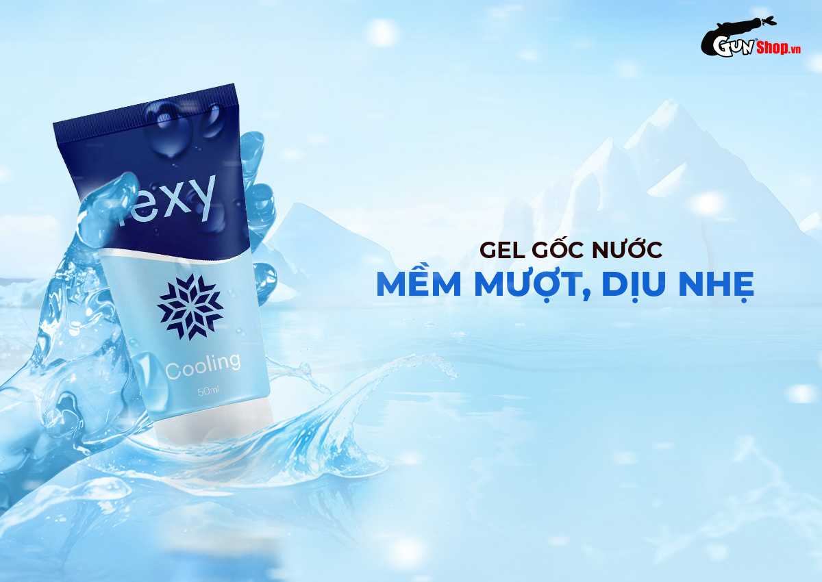 Gel bôi trơn bạc hà mát lạnh Lexy Cooling chính hãng tại Gunshop