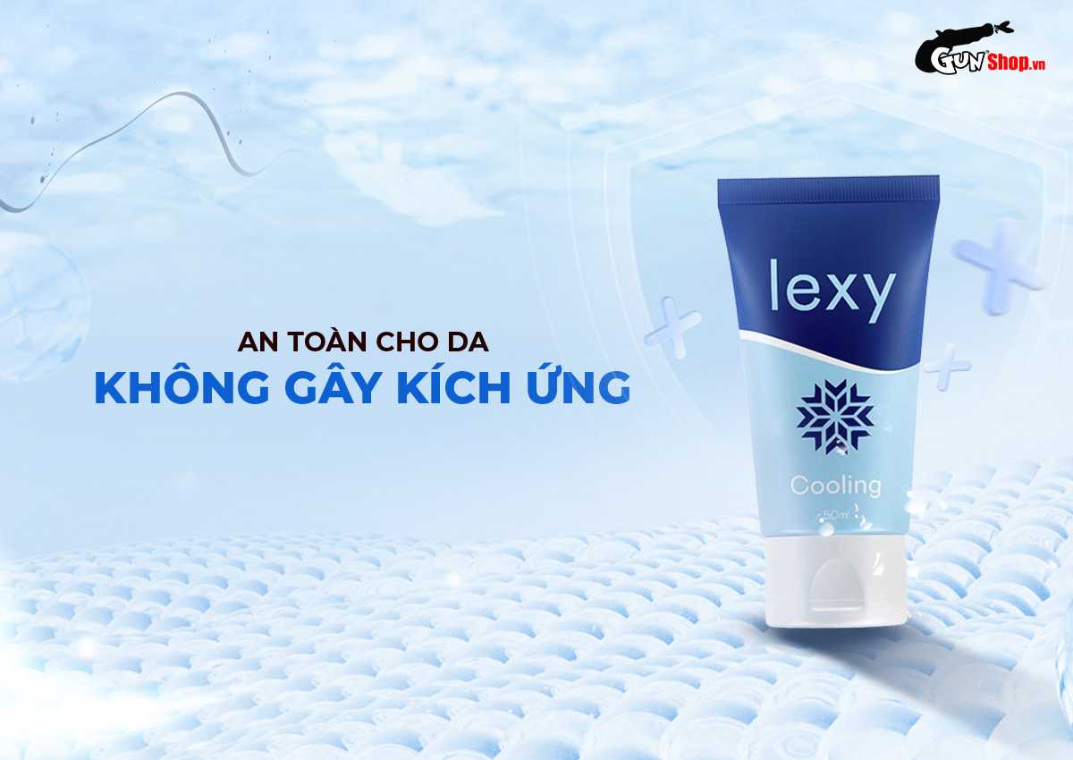 Gel bôi trơn bạc hà mát lạnh Lexy Cooling chính hãng tại Gunshop