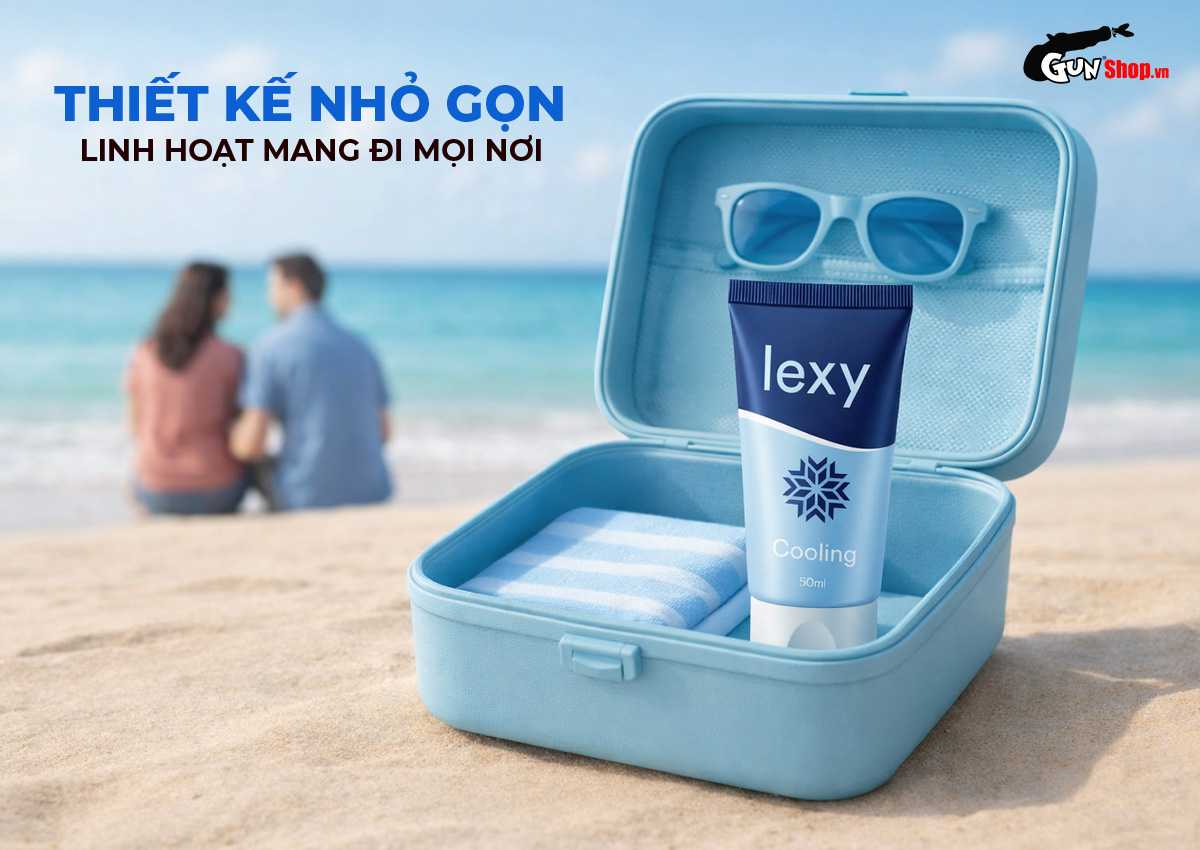 Gel bôi trơn bạc hà mát lạnh Lexy Cooling chính hãng tại Gunshop