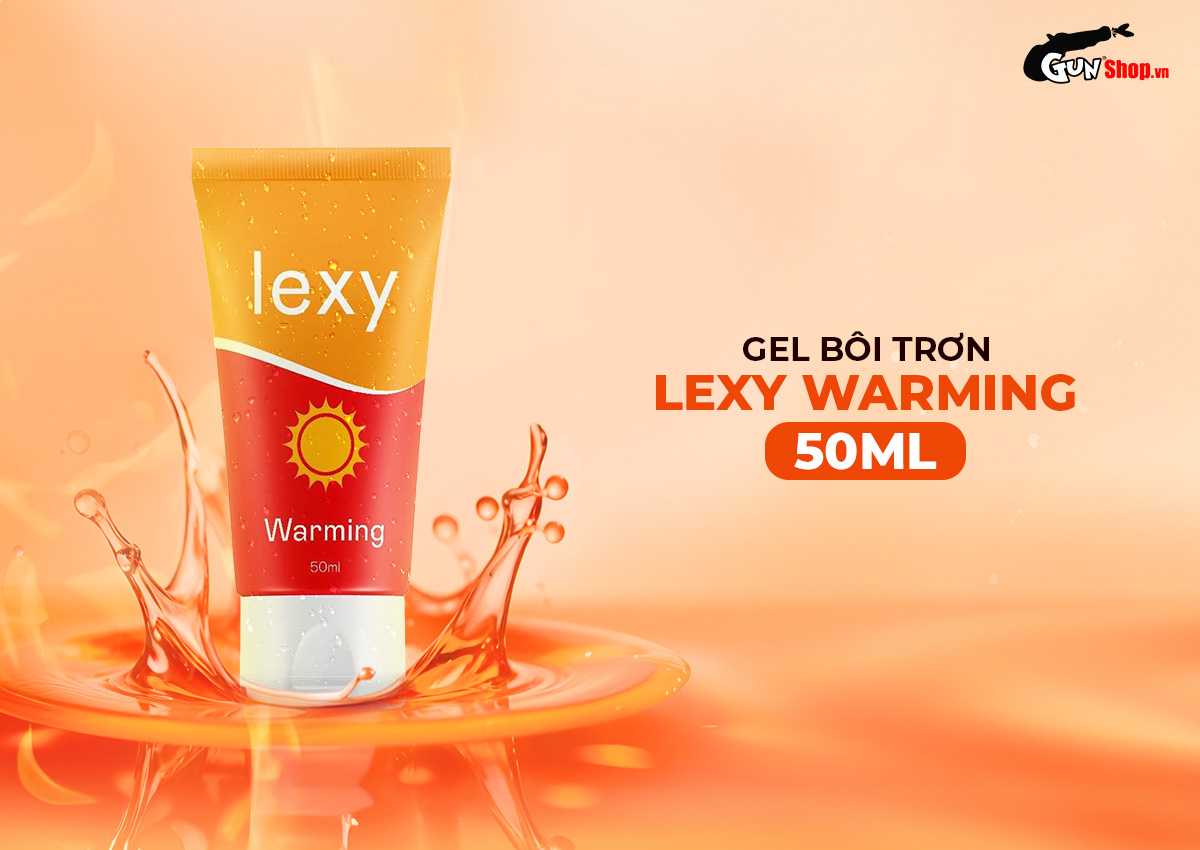 Gel bôi trơn ấm nóng Lexy Warming chính hãng tại Gunshop