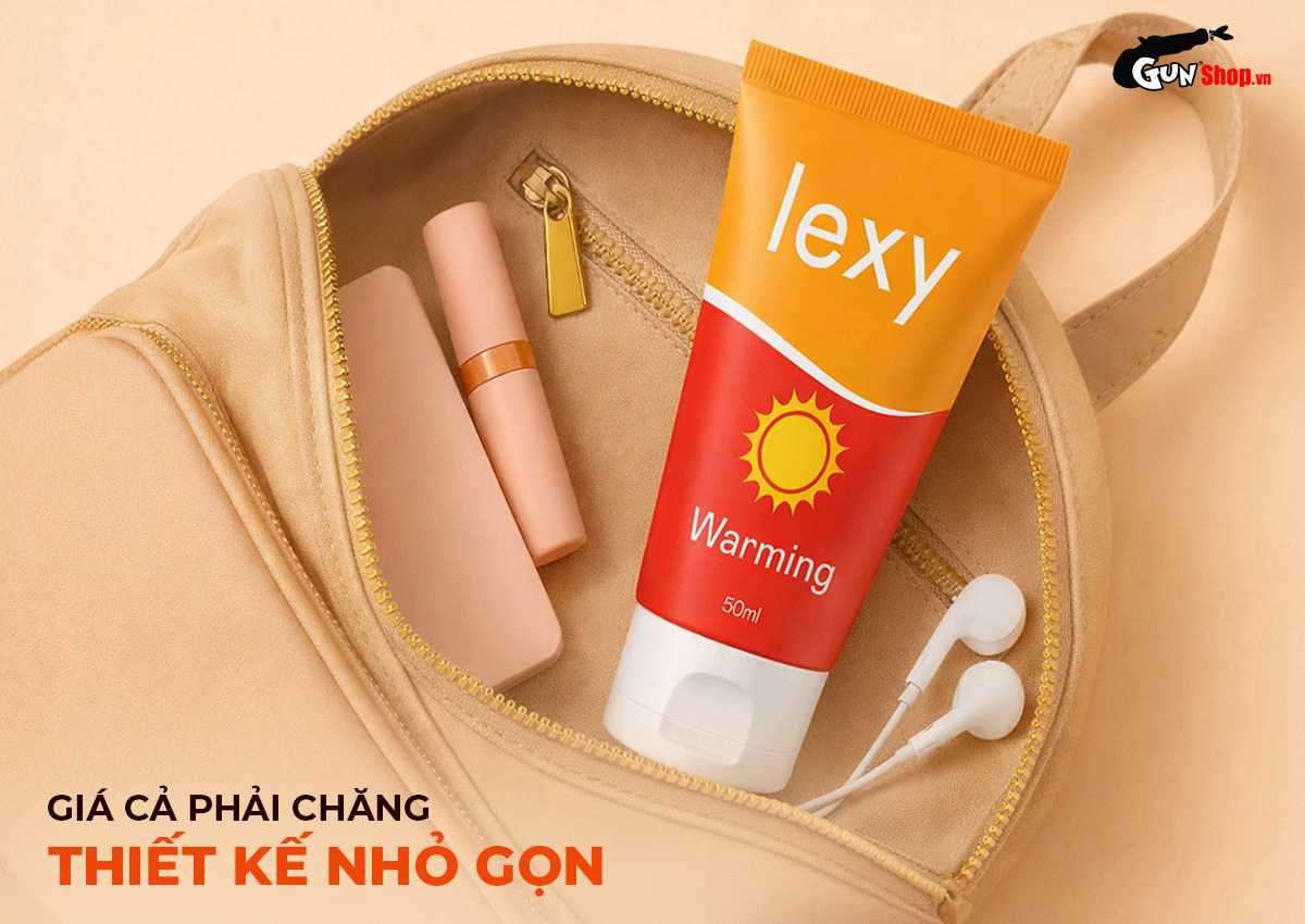 Gel bôi trơn ấm nóng Lexy Warming chính hãng tại Gunshop