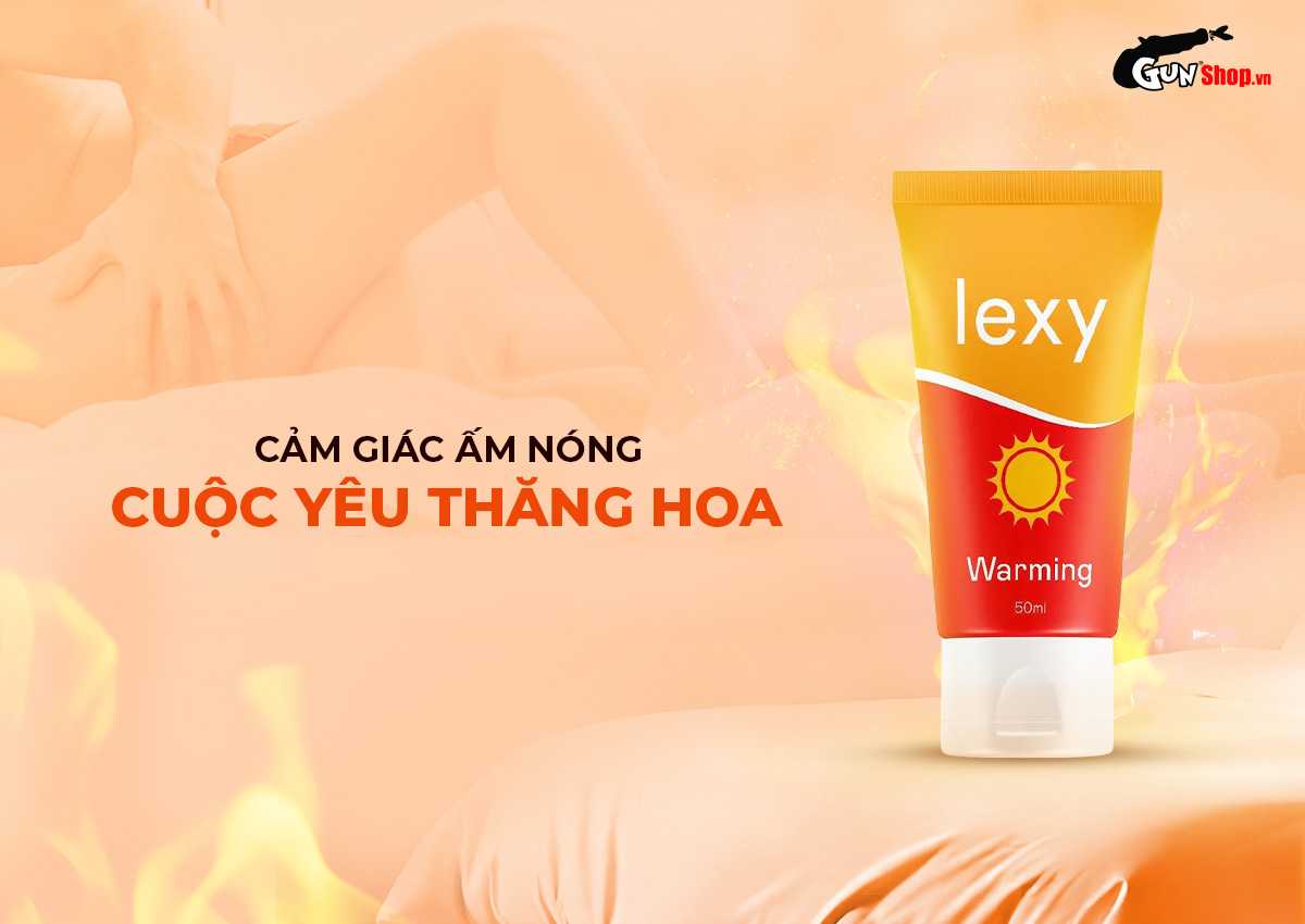 Gel bôi trơn ấm nóng Lexy Warming chính hãng tại Gunshop