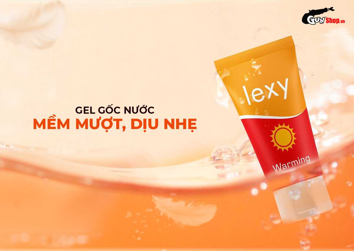 Gel bôi trơn ấm nóng Lexy Warming chính hãng tại Gunshop