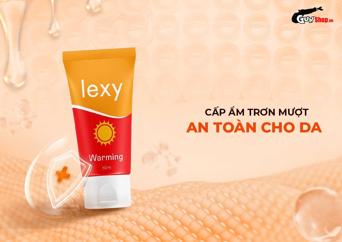 Gel bôi trơn ấm nóng Lexy Warming chính hãng tại Gunshop