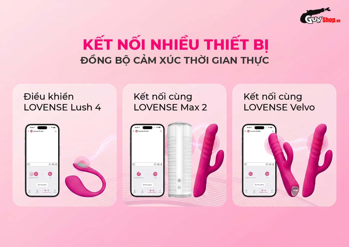 Máy rung massage âm đạo Lovense Velvo chính hãng tại Gunshop