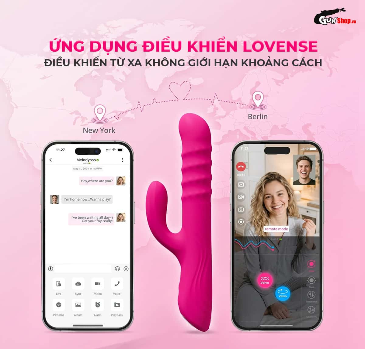 Máy rung massage Lovense Velvo chính hãng tại Gunshop