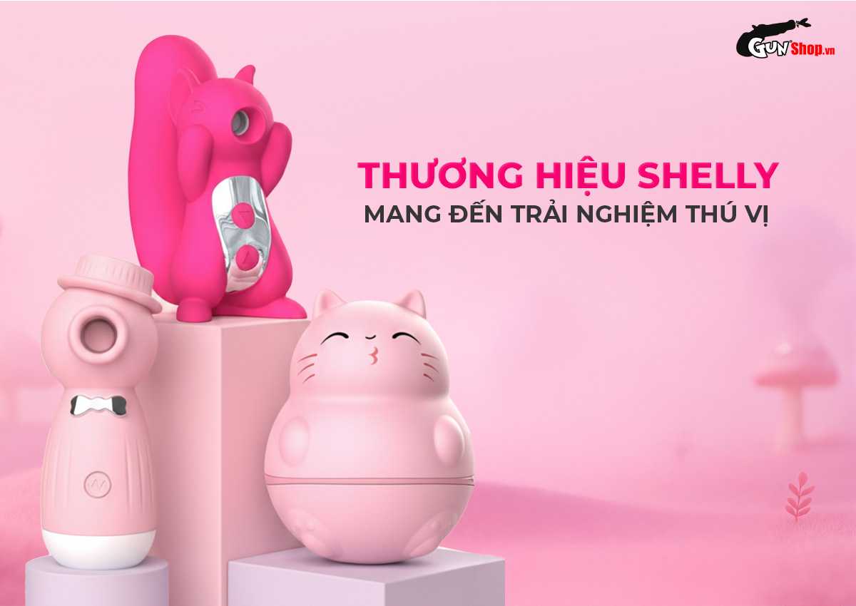 Lưỡi rung hình mèo Shelly Play Meowly giá rẻ, chính hãng tại Gunshop
