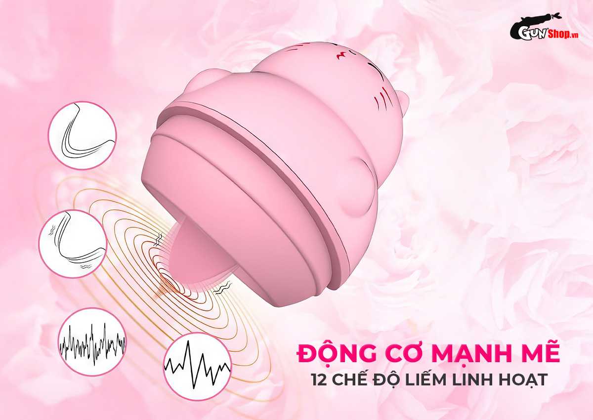 Lưỡi rung hình mèo Shelly Play Meowly giá rẻ, chính hãng tại Gunshop