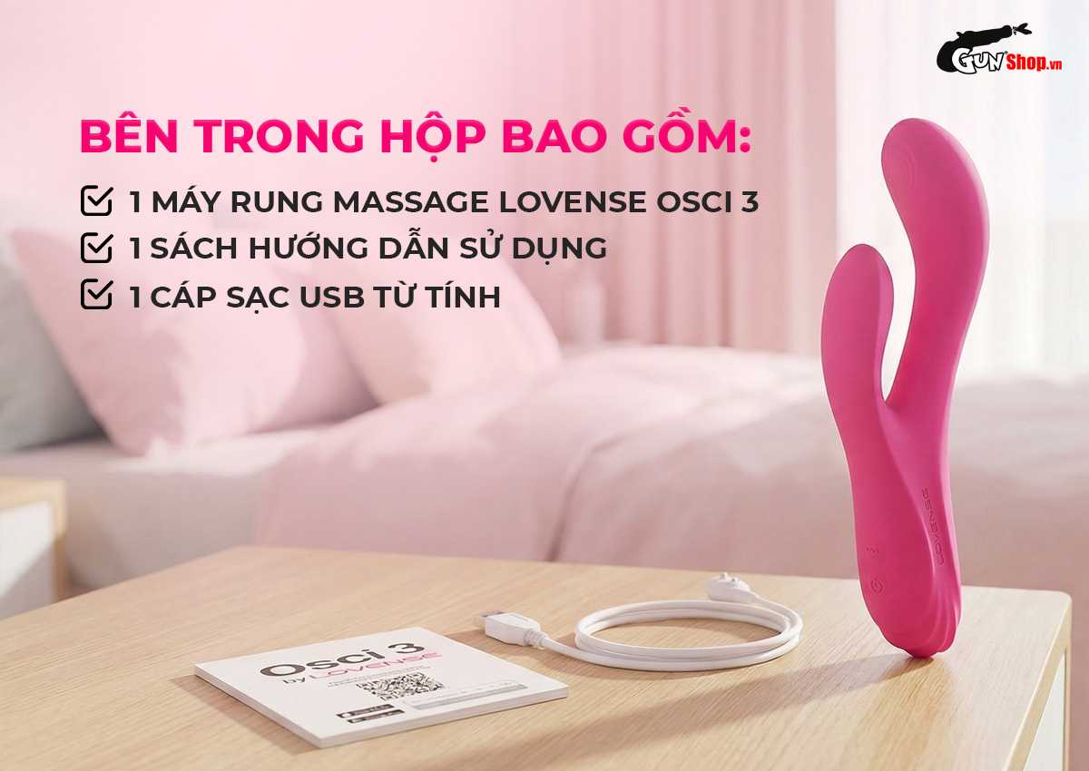 máy rung massage điểm G, âm vật Lovense Osci 3 chính hãng tại Chúng tôi