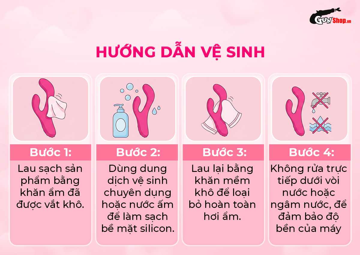 Cách vệ sinh máy rung massage âm vật và điểm G Lovense Osci 3