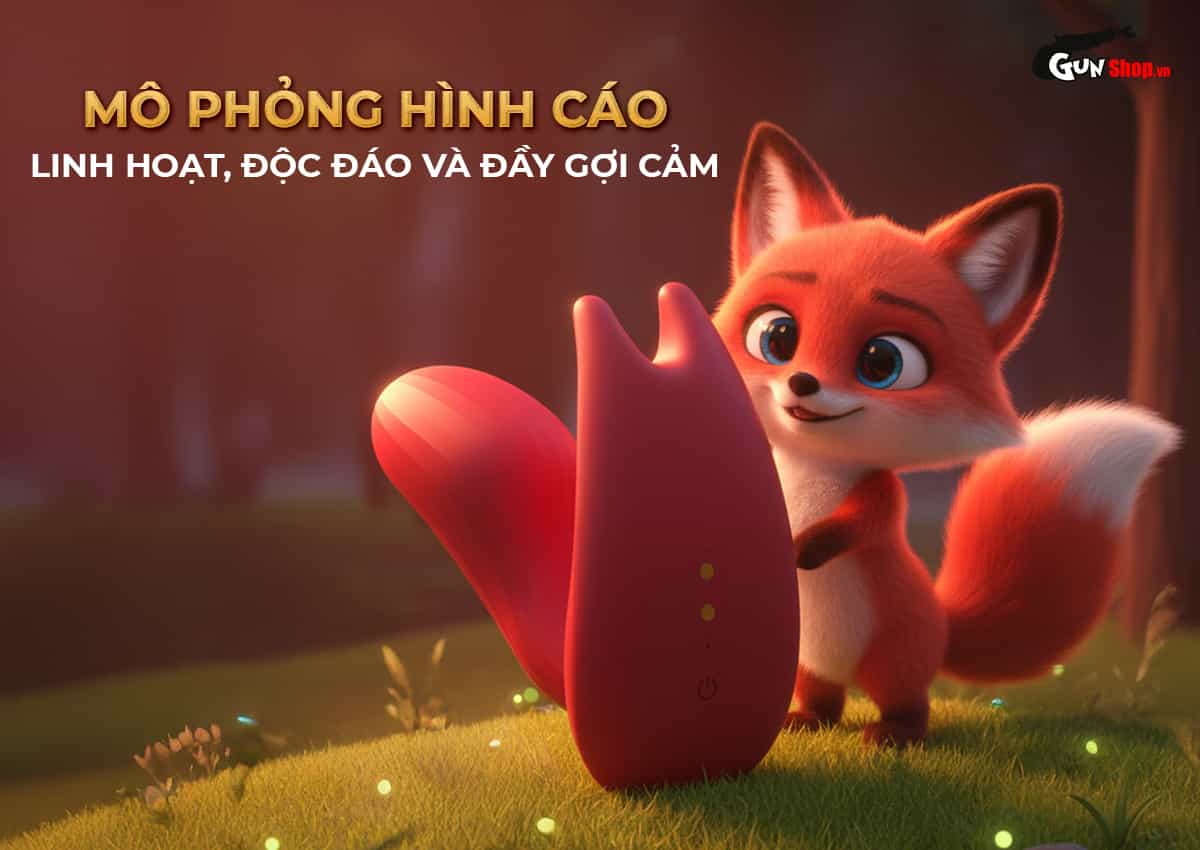 Máy massage Magic Motion Umi với thiết kế hình cáo đáng yêu