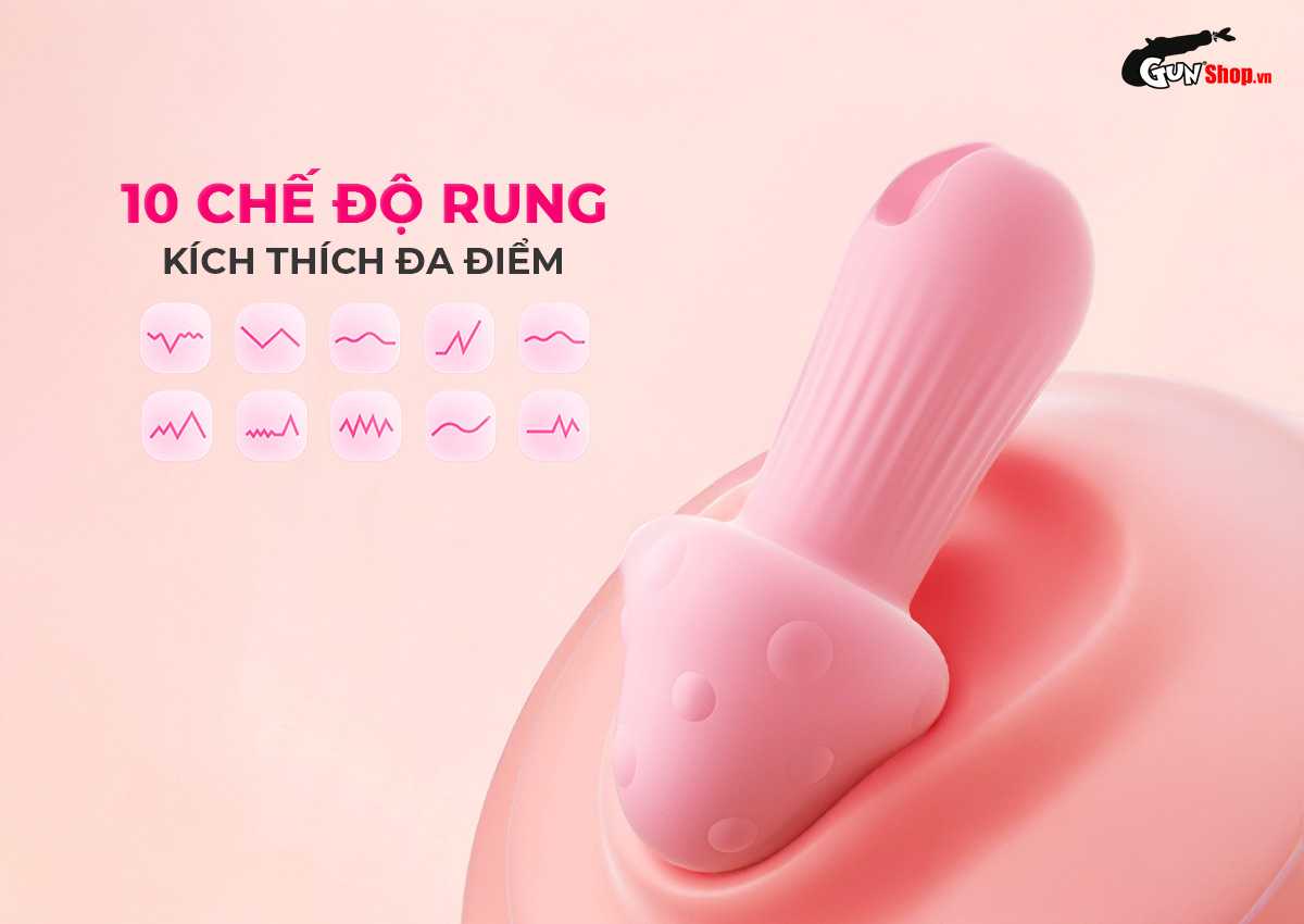 Máy massage hình nấm Shelly Play Mushroom chính hãng tại Gunshop