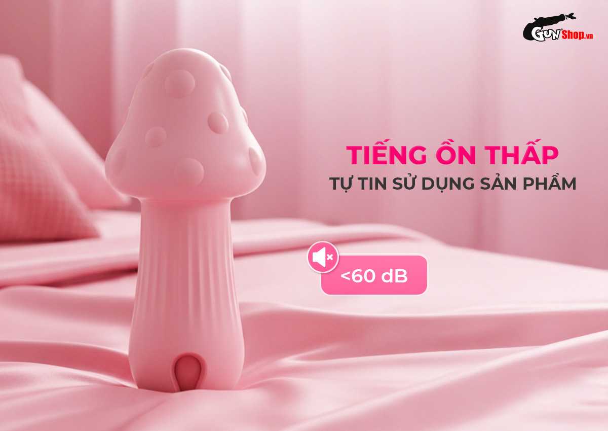 Máy massage hình nấm Shelly Play Mushroom chính hãng tại Gunshop