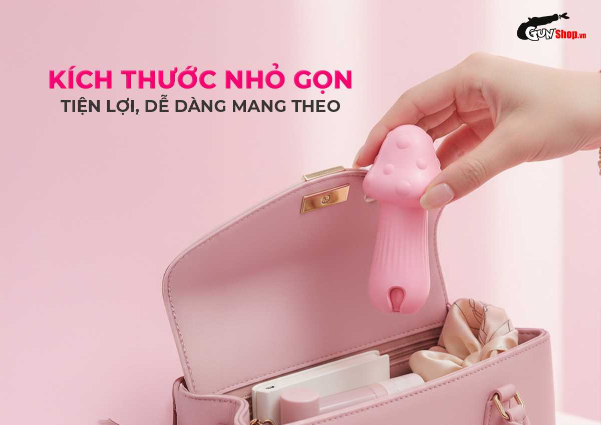 Máy massage hình nấm Shelly Play Mushroom chính hãng tại Gunshop