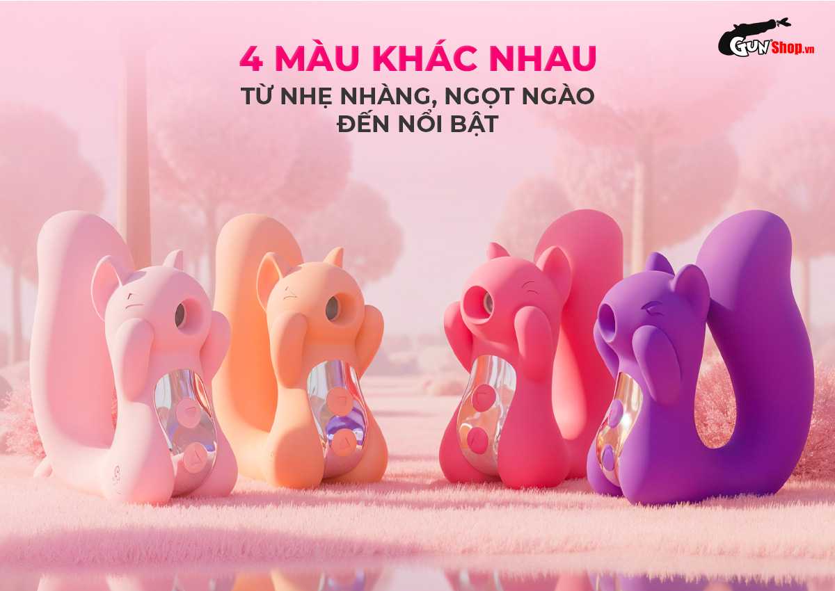 Máy massage hình sóc Shelly Play Nutty chính hãng tại Gunshop