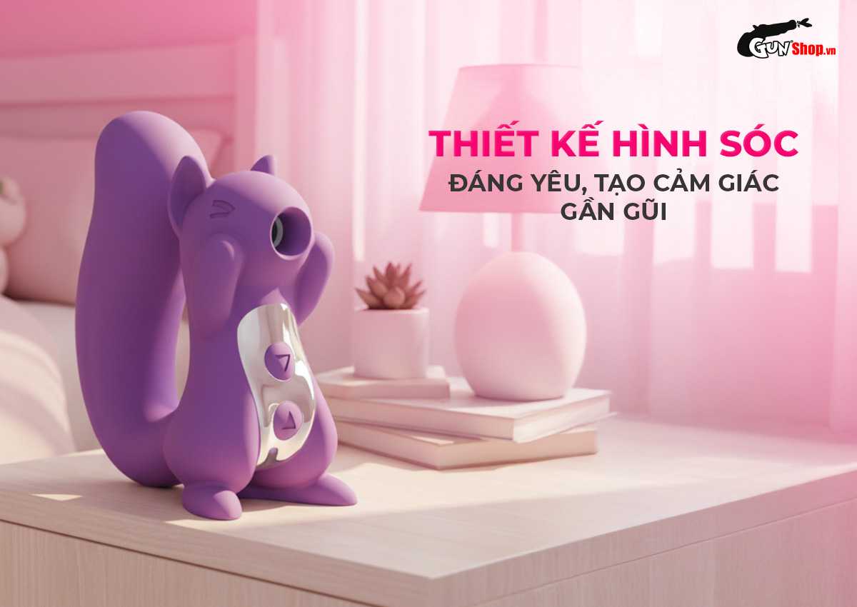 Máy massage hình sóc Shelly Play Nutty chính hãng tại Gunshop