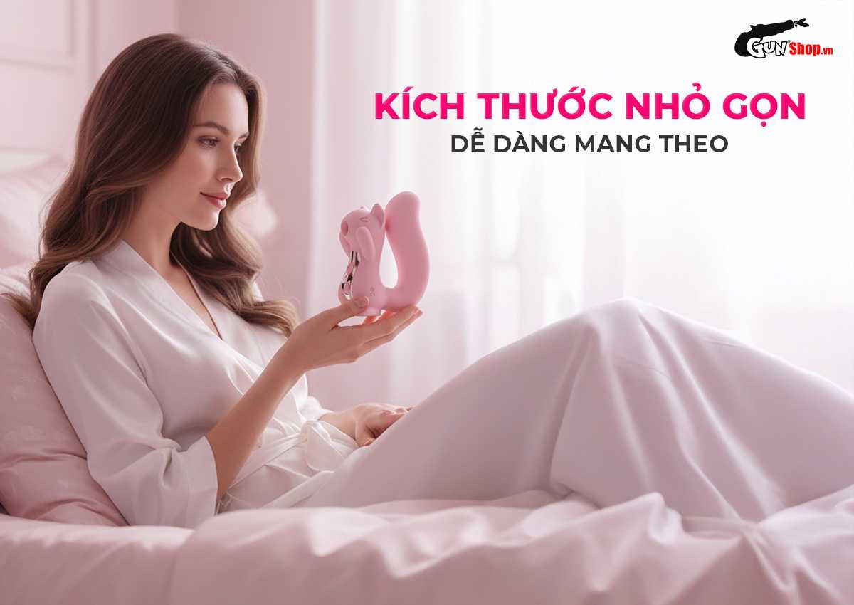 Máy massage hình sóc Shelly Play Nutty chính hãng tại Gunshop