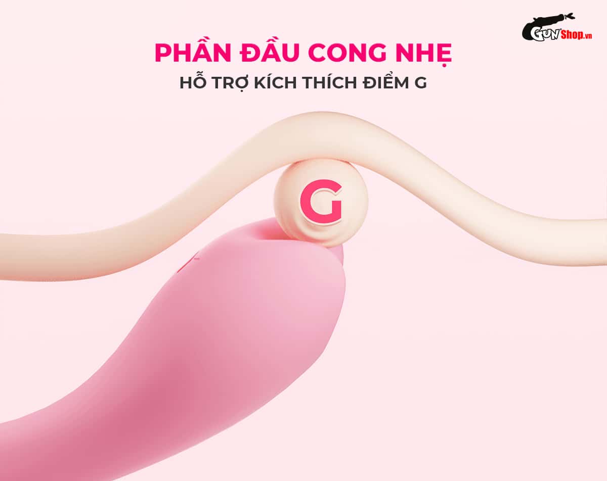 Galaku Fairy Stick có phần đầu mèo cong nhẹ kích thích đúng vào điểm G