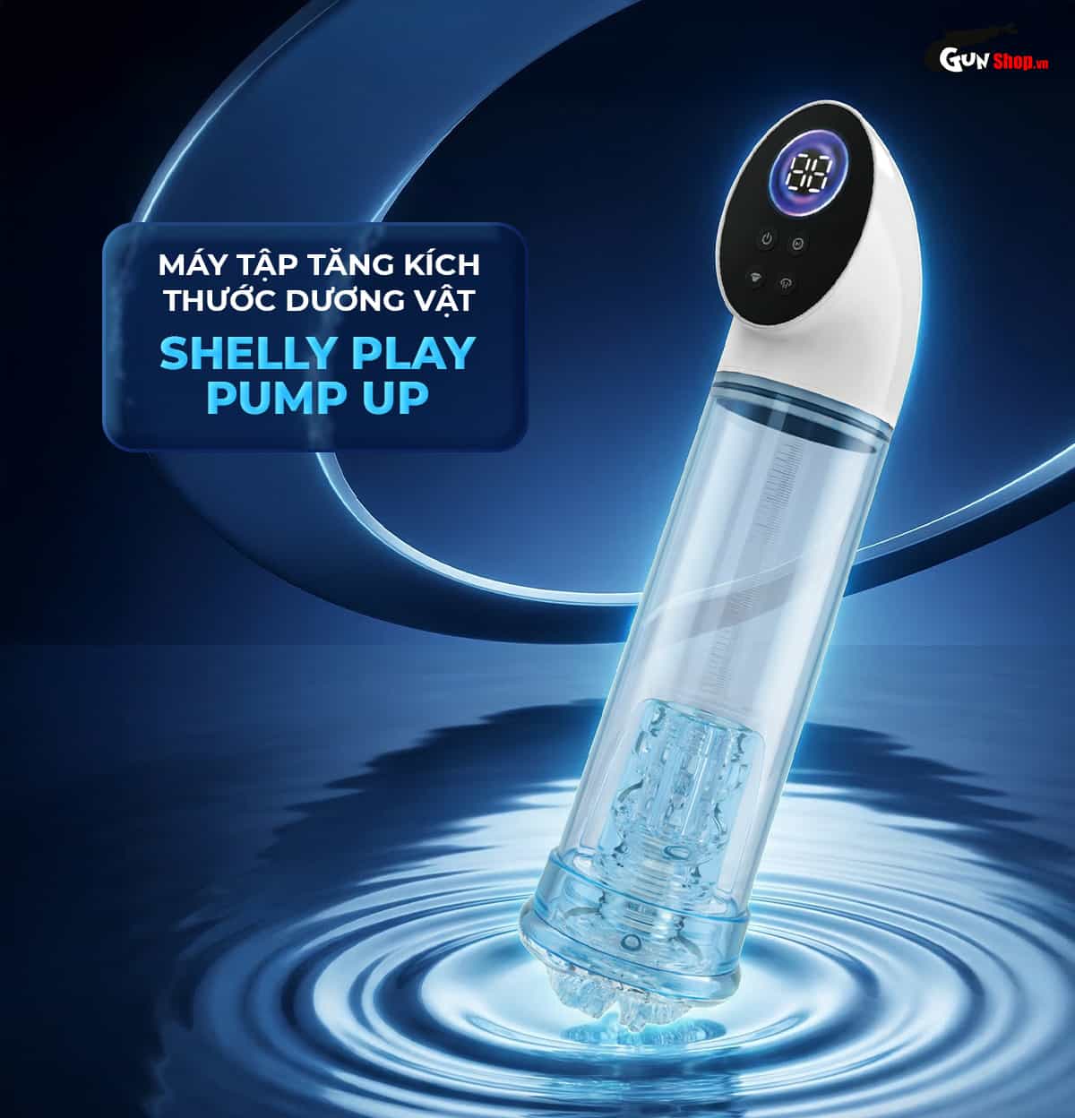 Máy tập dương vật Shelly Play Pump Up tăng kích thước và thủ dâm chính hãng tại Gunshop