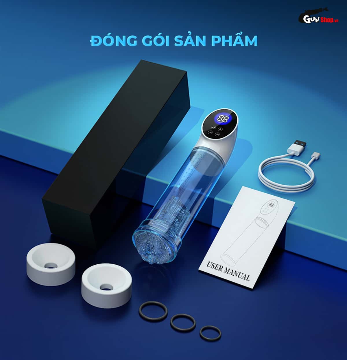 Máy tập dương vật Shelly Play Pump Up tăng kích thước và thủ dâm chính hãng tại Gunshop