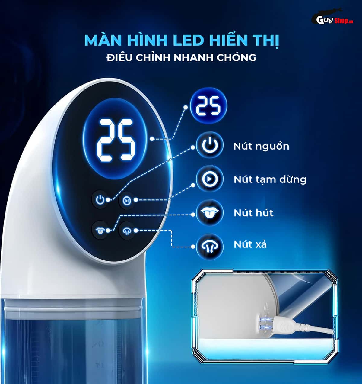 Máy tập dương vật Shelly Play Pump Up tăng kích thước và thủ dâm chính hãng tại Chúng tôi