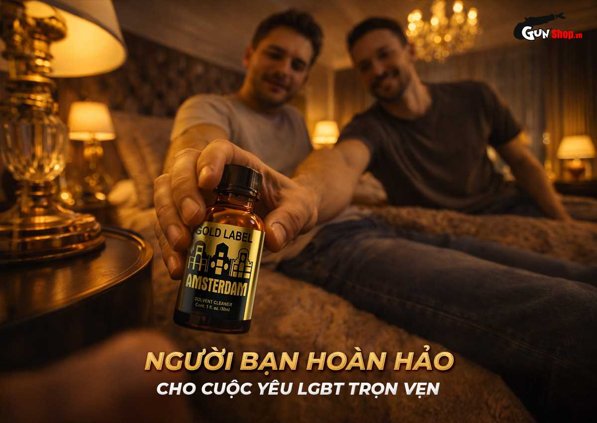 Chai hít Popper Amsterdam Gold Label chính hãng tại Chúng tôi