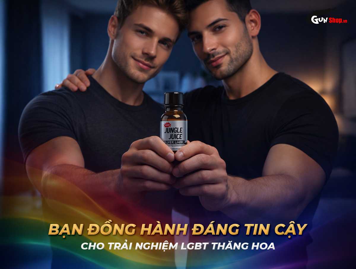 Chai hít Popper Jungle Juice Silver Label chính hãng tại Gunshop