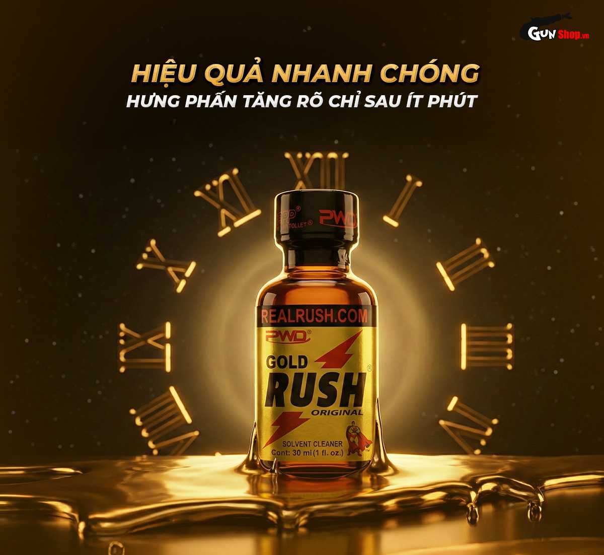 Chai hít Popper Gold Rush Original chính hãng tại Gunshop