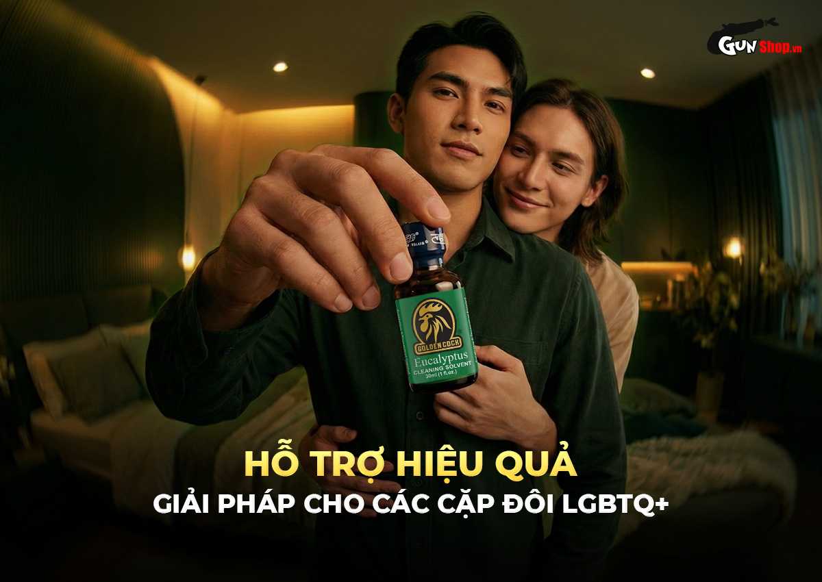 Chai hít Popper Golden Cock Eucalyptus - Chai 30ml chính hãng tại Gunshop