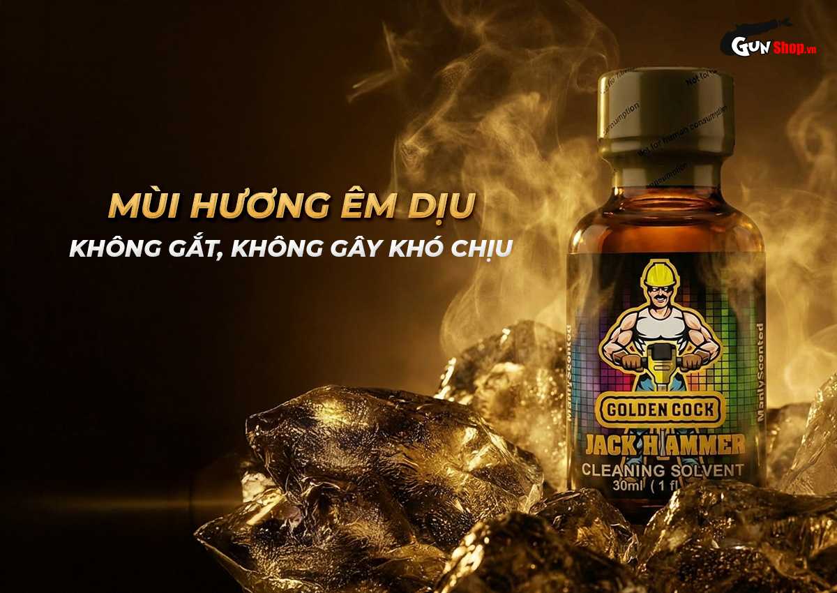 Chai hít Popper Golden Cock Jack Hammer chính hãng tại Gunshop