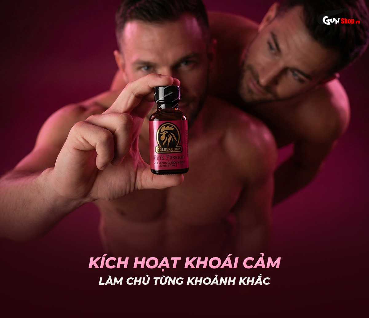 Chai hít Popper Golden Cock Pink Passion chính hãng, cao cấp tại Chúng tôi