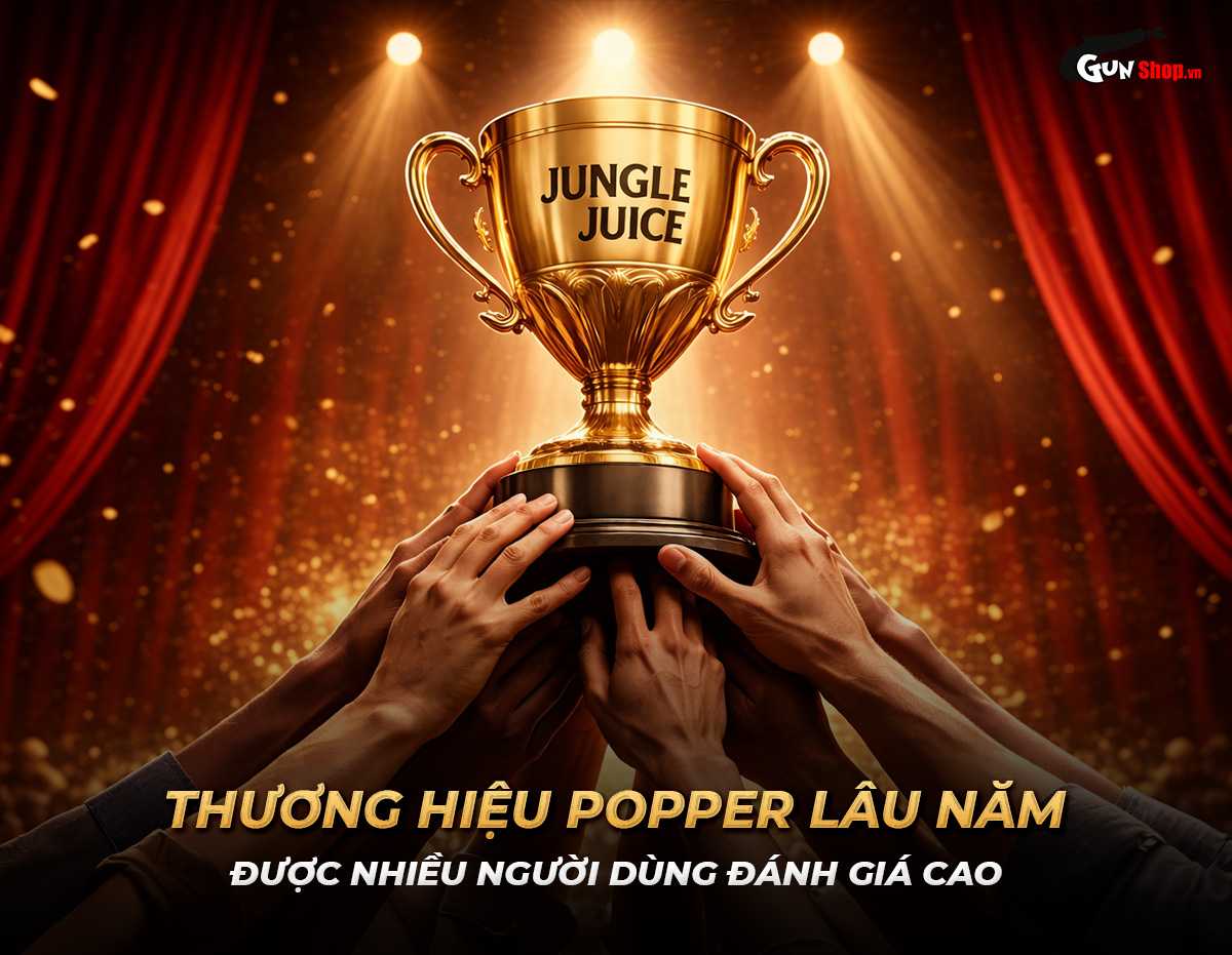 Chai hít Popper Jungle Juice Gold Label chính hãng tại Chúng tôi