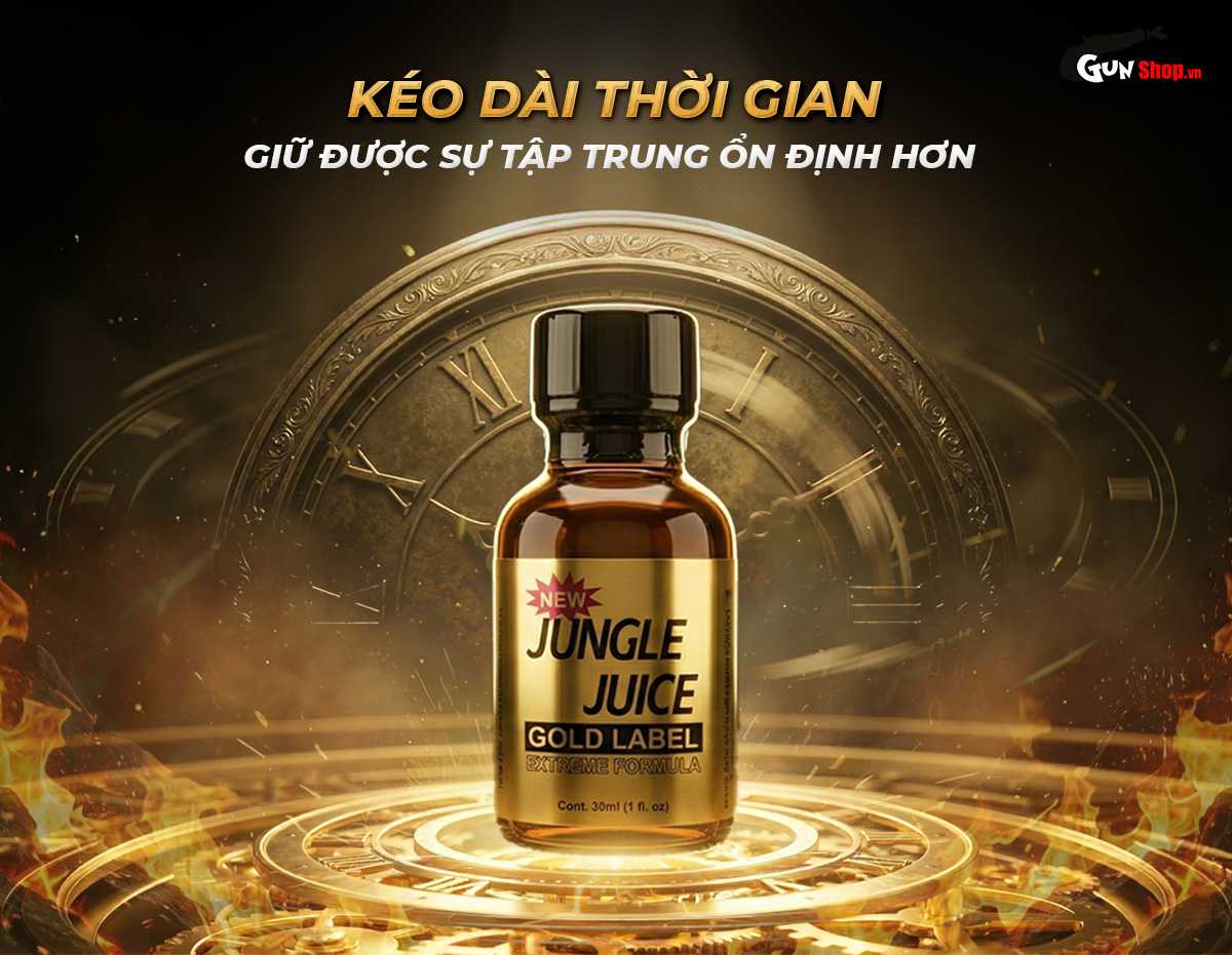 Chai hít Popper Jungle Juice Gold Label chính hãng tại Chúng tôi