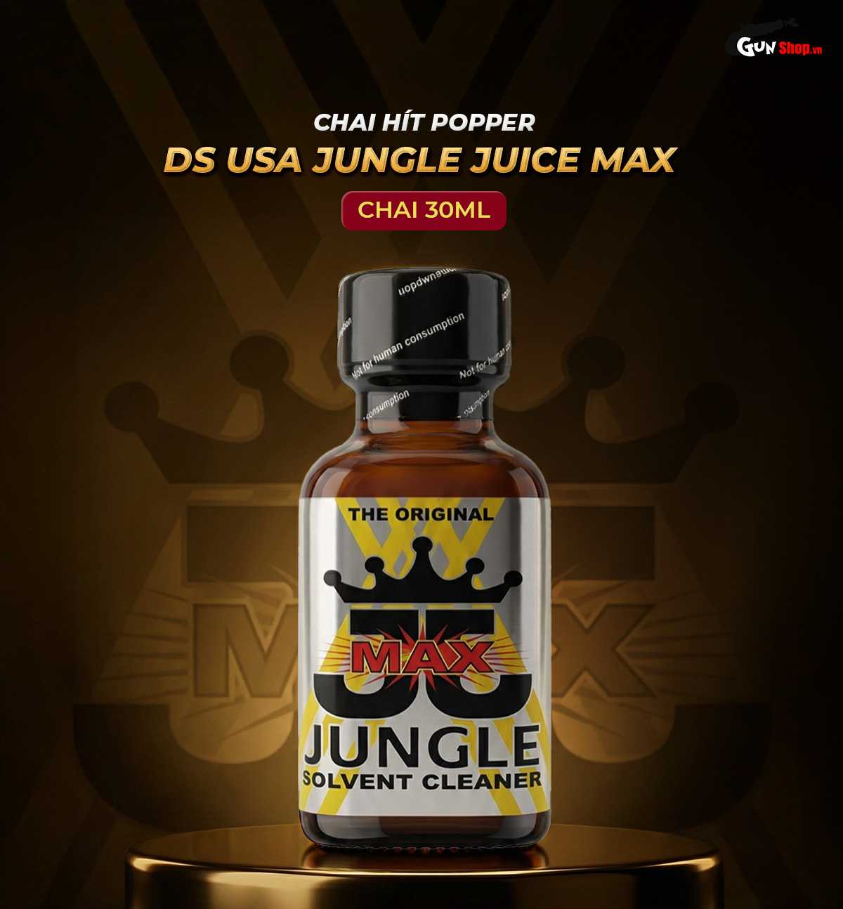Chai hít Popper Jungle Juice Max 30ml chính hãng tại Gunshop