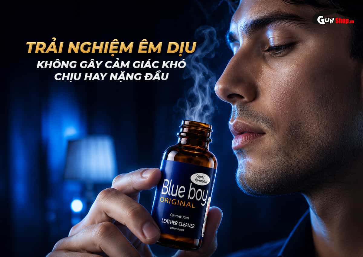 Chai hít Popper Blue Boy 30ml chính hãng PWD USA cao cấp tại Gunshop