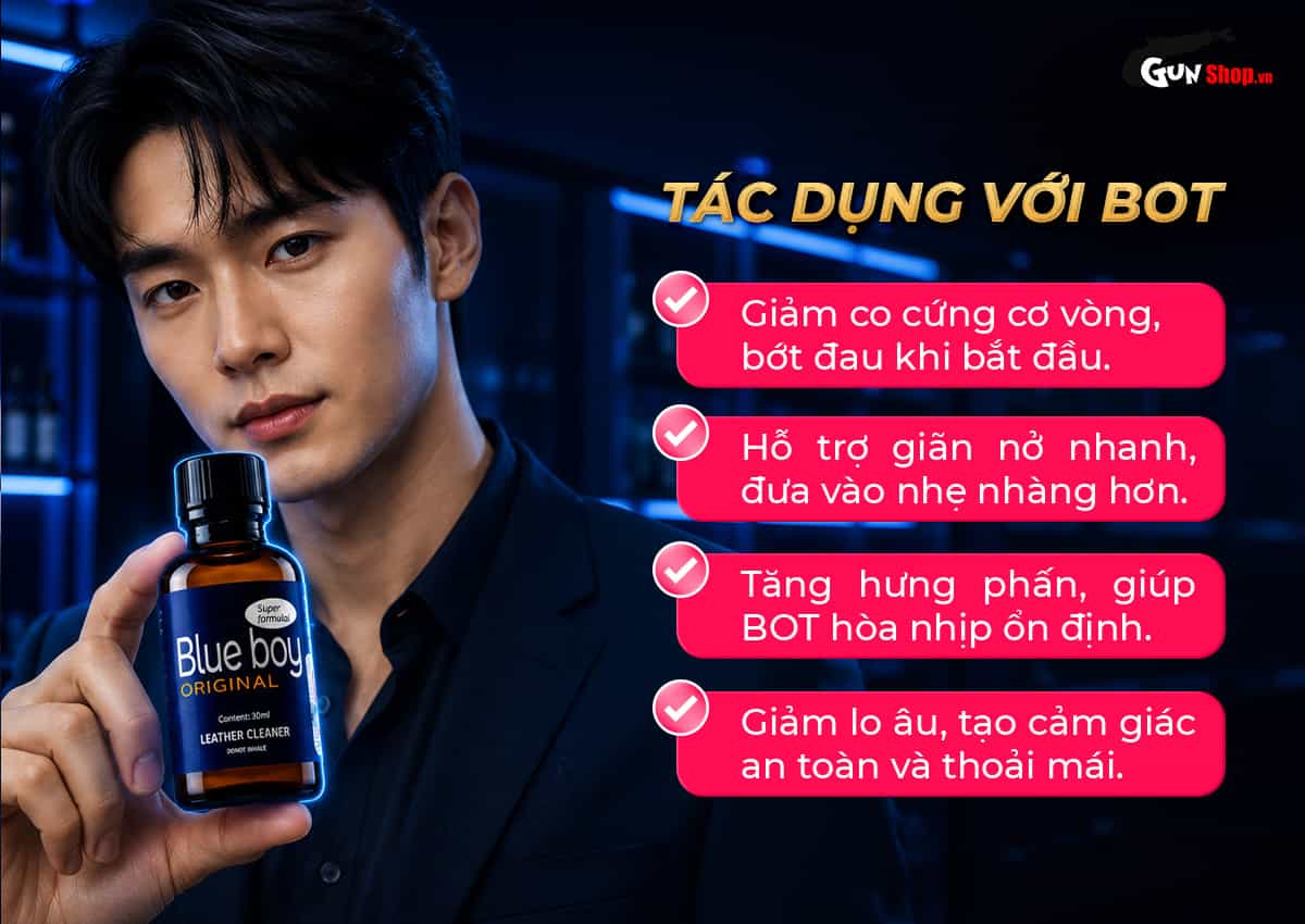 Chai hít Popper Blue Boy 30ml chính hãng PWD USA cao cấp tại Gunshop