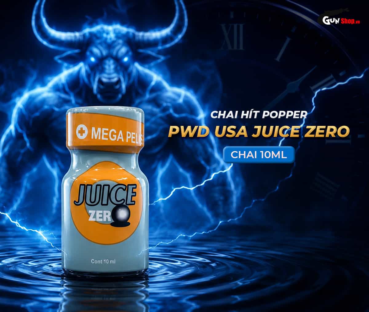Chai hít Popper Juice Zero 10ml chính hãng tại Gunshop