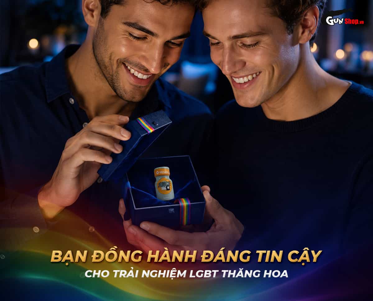 Chai hít Popper PWD USA Juice Zero người bạn đồng hành tin cậy của cặp đôi LGBT