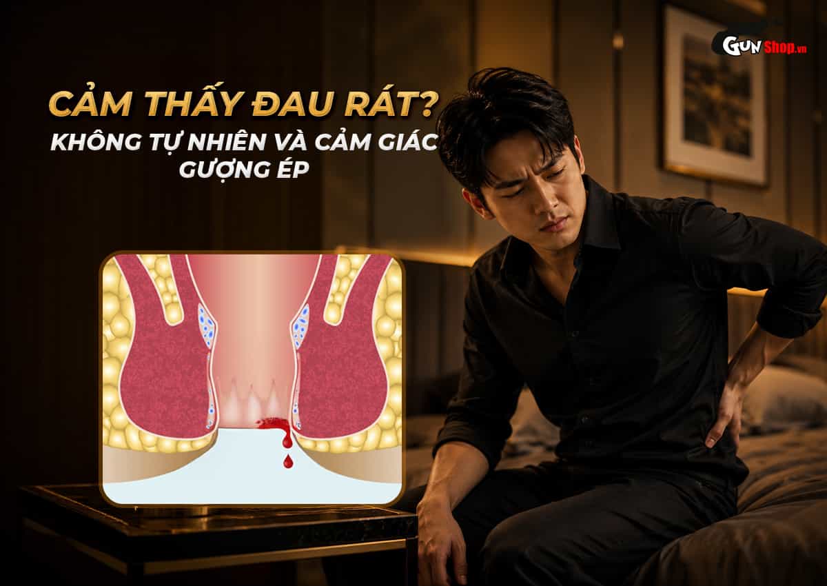 Bạn cảm thấy đau rát khi quan hệ đồng tính nam?